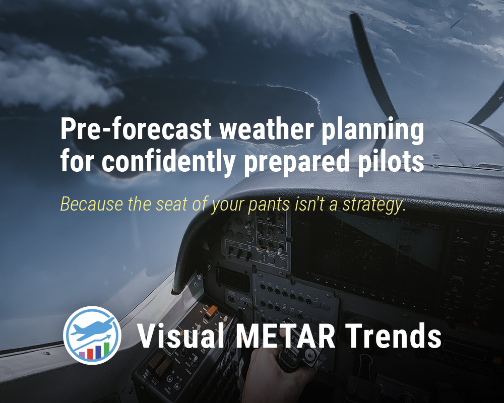 Pre-forecast weather planning for confidently prepared pilots. Because the seat of your pants isn't a stretegy.